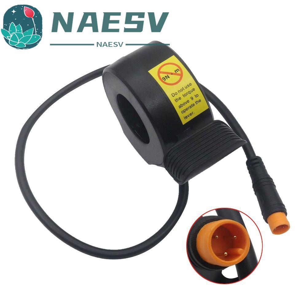 NAESV Electric Bike Thumb Throttle, Điều khiển tốc độ Phải và Trái 130X Thumb Throttle, Plug Connect