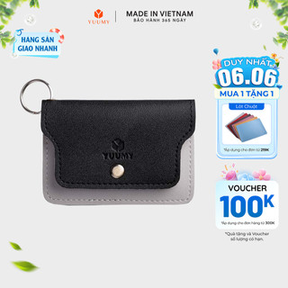 Ví Yuumy (Thời trang nữ nắp gập cỡ nhỏ - Ví móc khóa da Seasand YMK2)