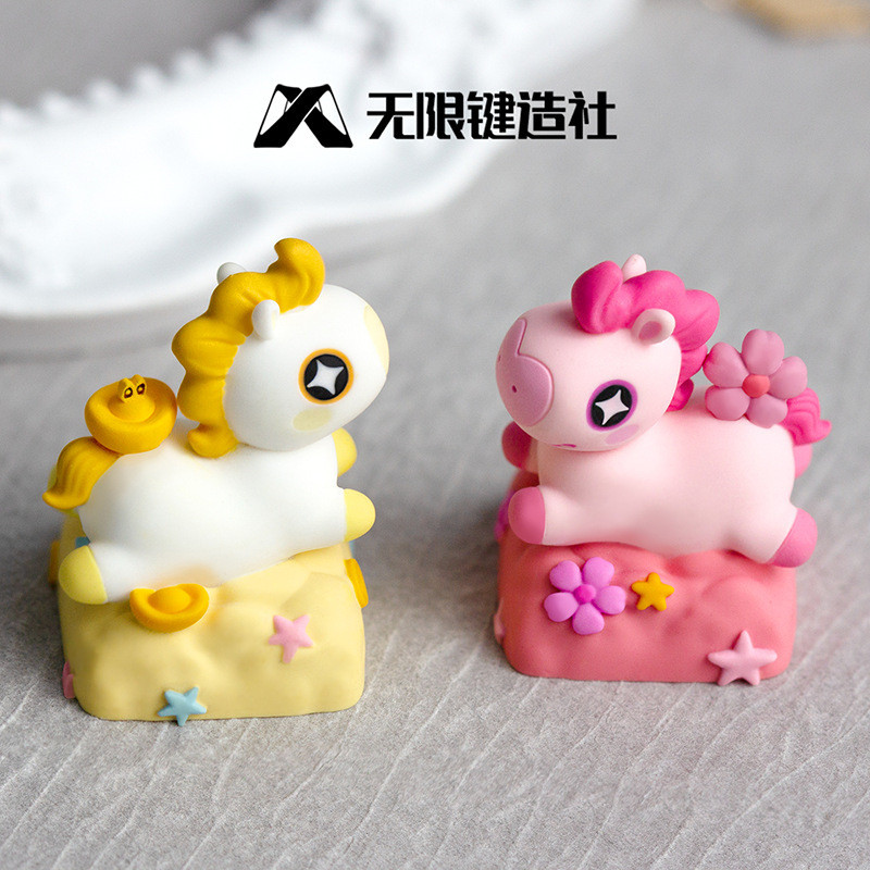 Hàng sẵn có ngay lập tức Phong phú hoa đào Keycap độc đáo Năm mới may mắn Keycap Nhựa dễ thương ESC 