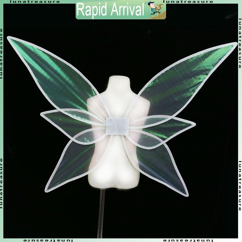 Lun Fairy Wings Dress Up Wings cho Bướm Cổ Tích Halloween Trang Phục Cánh Thiên Thần Cho