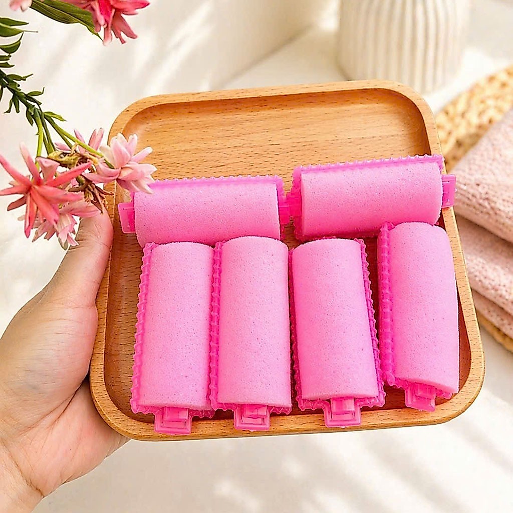 Lô cuốn uốn tóc mái bay bằng mút xốp kẹp làm phồng chân tóc sóng nước quấn xoăn tự dính iLita size l