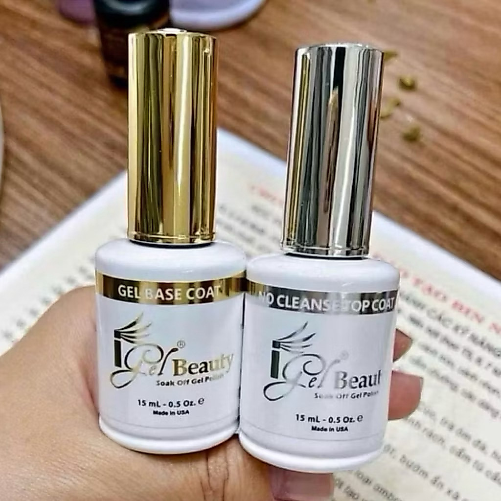Base Top Igel Beauty 15ml Chính Hãng – Gel Liên Kết Phủ Bóng Sơn Gel Nail Siêu Bền