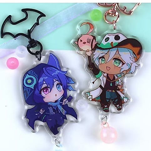 Genshin Impact - Ifa and Ororon keychains