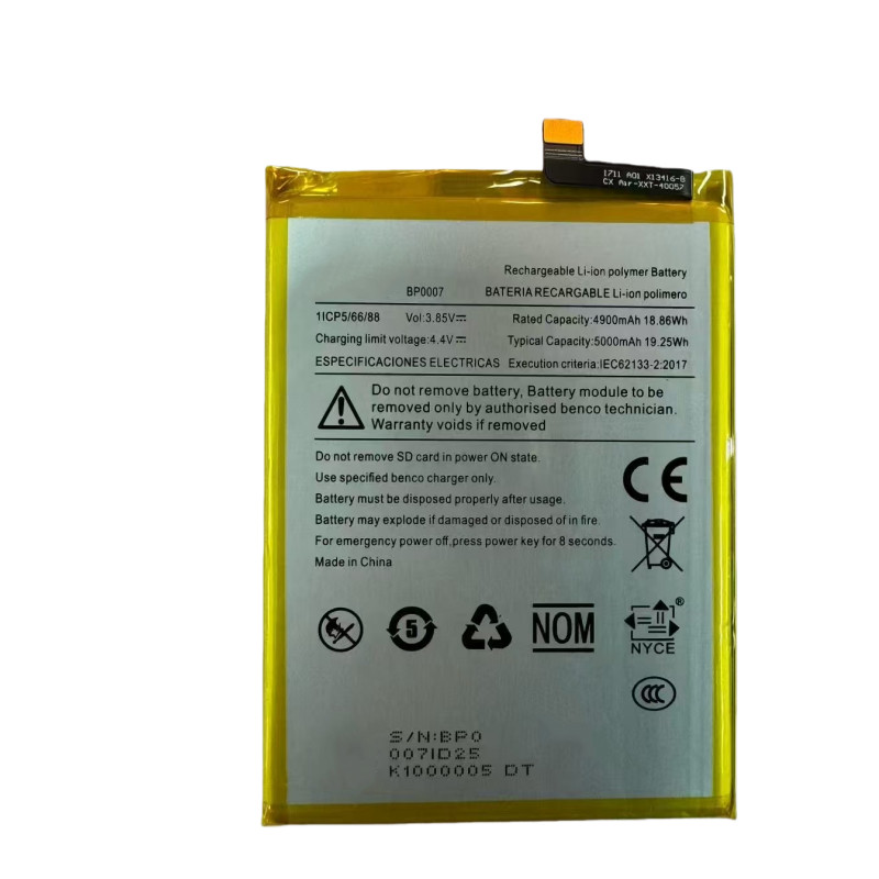 [Hàng có sẵn] Thích hợp cho Pin điện thoại di động hoàn toàn mới Benco Benco BP0007 5.000mAh