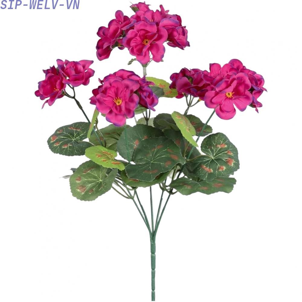 {WELV}Artificial Silk Crabapple Flowers for Wedding Arch For Outdoor Table Centerpiece