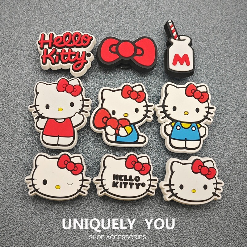 charm gắn dép crocs cham dép cross dép crocs nữ đế thấp Crocs Trẻ em Zhibixing Crocs vui nhộn dễ thư