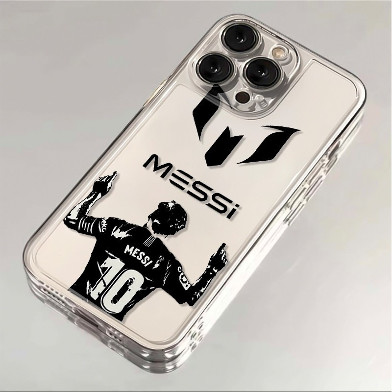 Thích hợp cho iPhone 15 Pro Max Football Boy Back Ốp điện thoại silicon mềm trong suốt 17 8plus 14 1