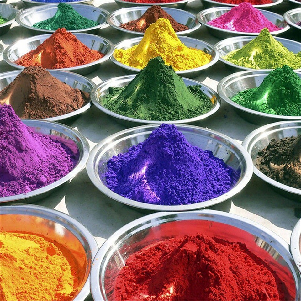 氧化铁颜料色粉 石膏水泥调色 手工皂染色 DIY | Iron Oxide Pigment Color Powder for Gypsum Cement Soap Paintin RieLcZVRWA