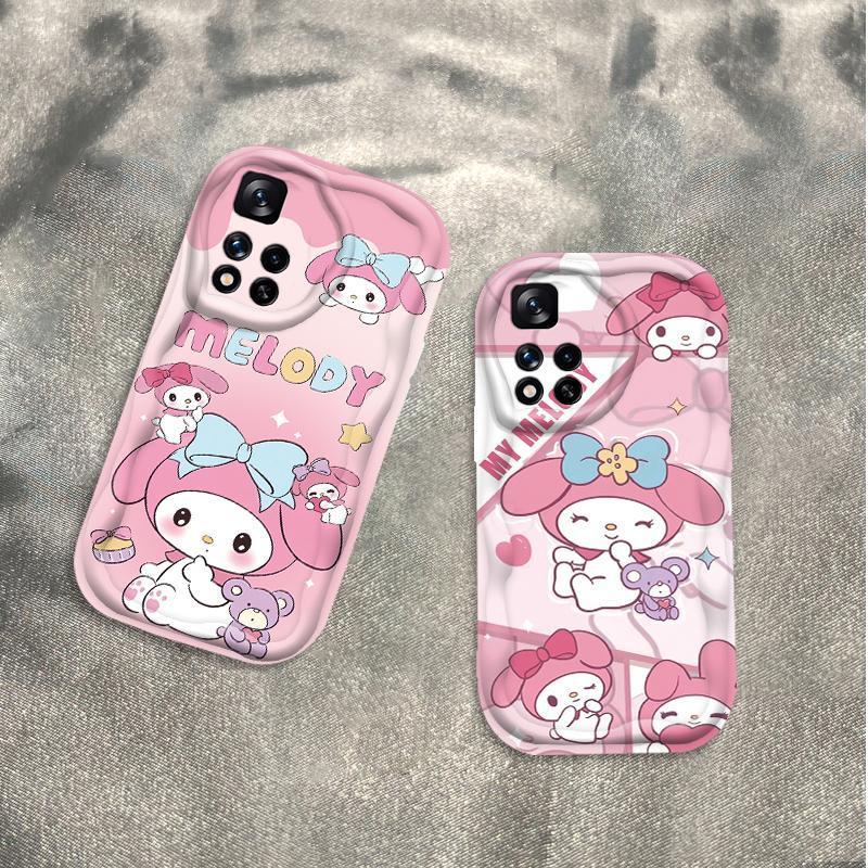 Ốp Lưng Cho Redmi 10 Hoạt Hình Silicone Bé Gái Mềm Ốp lưng TPU My Melody Sanrio Ốp Lưng Chống Sốc