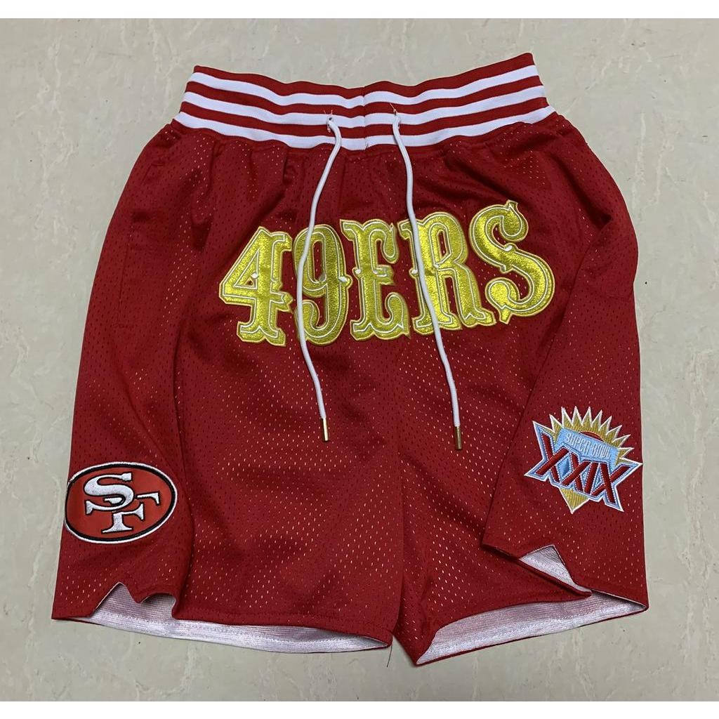 Quần short San Francisco 49ers Nam Just Don NFL - Đỏ