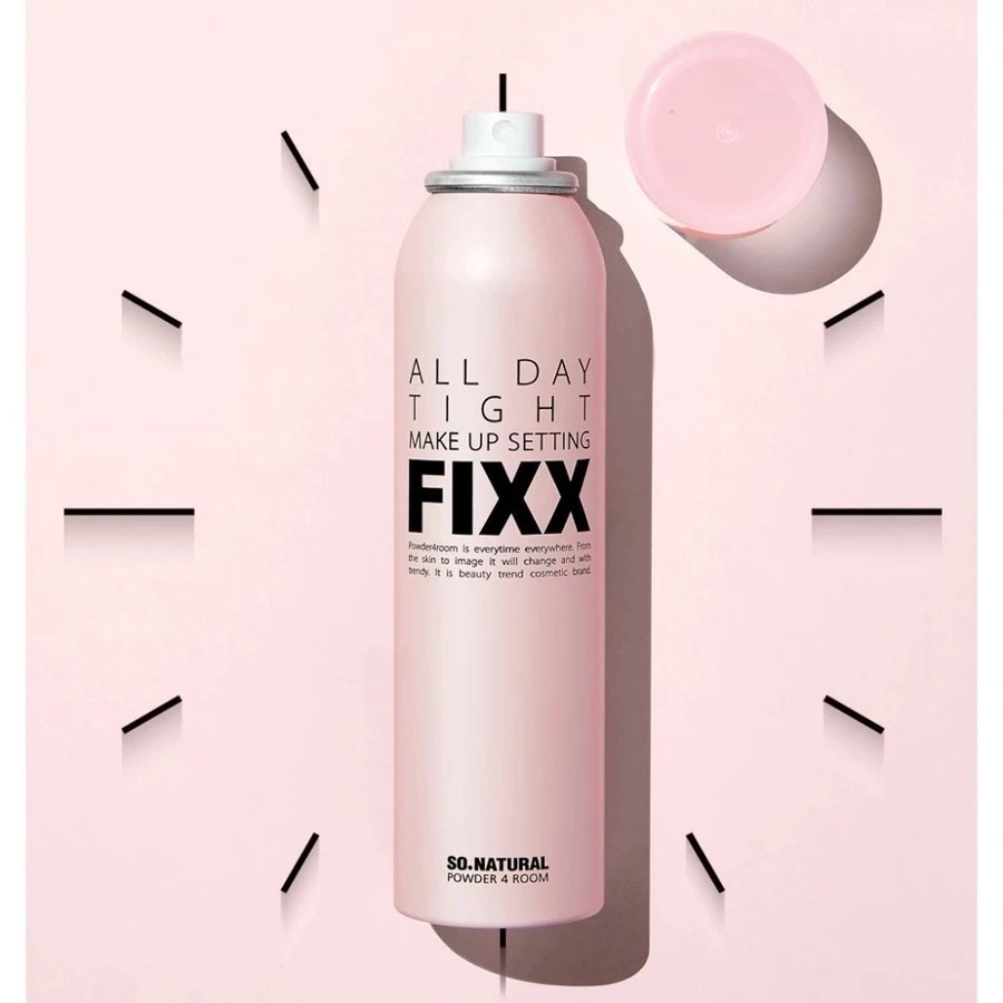 [hàng chính hãng] XỊT CỐ ĐỊNH NỀN TRANG ĐIỂM SO NATURAL - KHÔNG LEM NỀN KHI VẬN ĐỘNG, THỜI TIẾT NÓNG