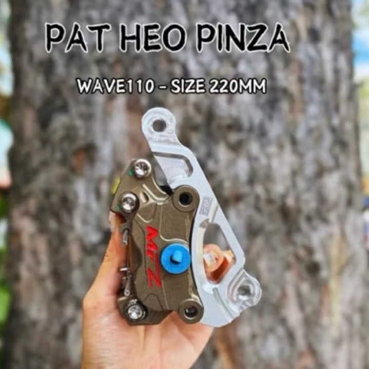 Pad heo Pinza RD 4pis gắn cho vario xài đĩa 220mm và 190mm