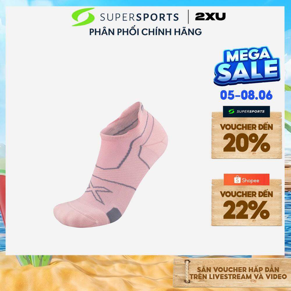 Vớ Thể Thao 2XU Vector Cushion - Hồng - UA5043e-DYP/GRY