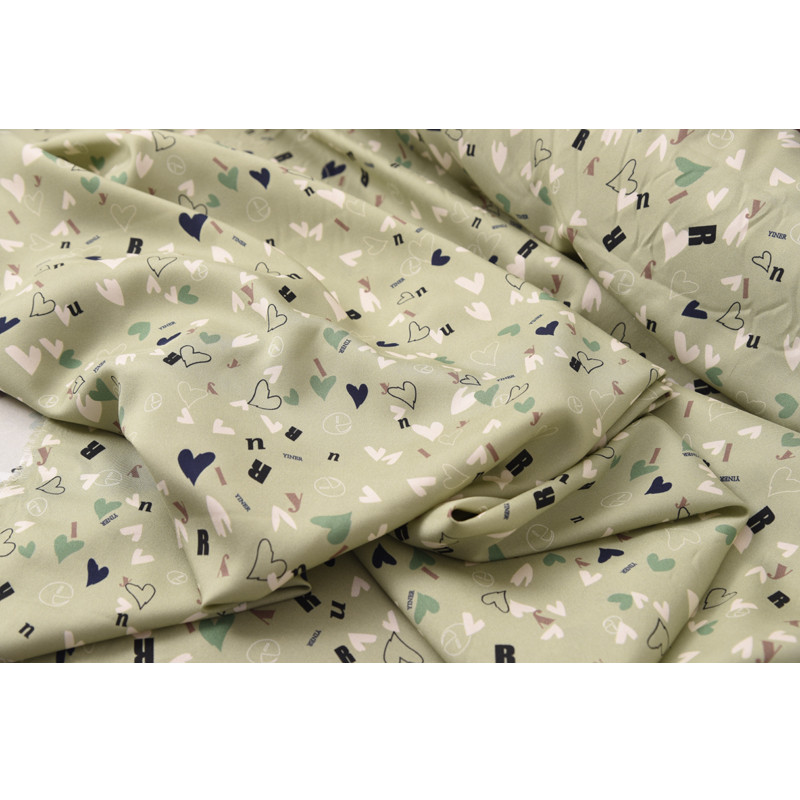 19Mmi Lụa Co Giãn Đôi Joe 140 Chiều Rộng Cửa 129 Yuan Một Mét Bạc Hà Xanh