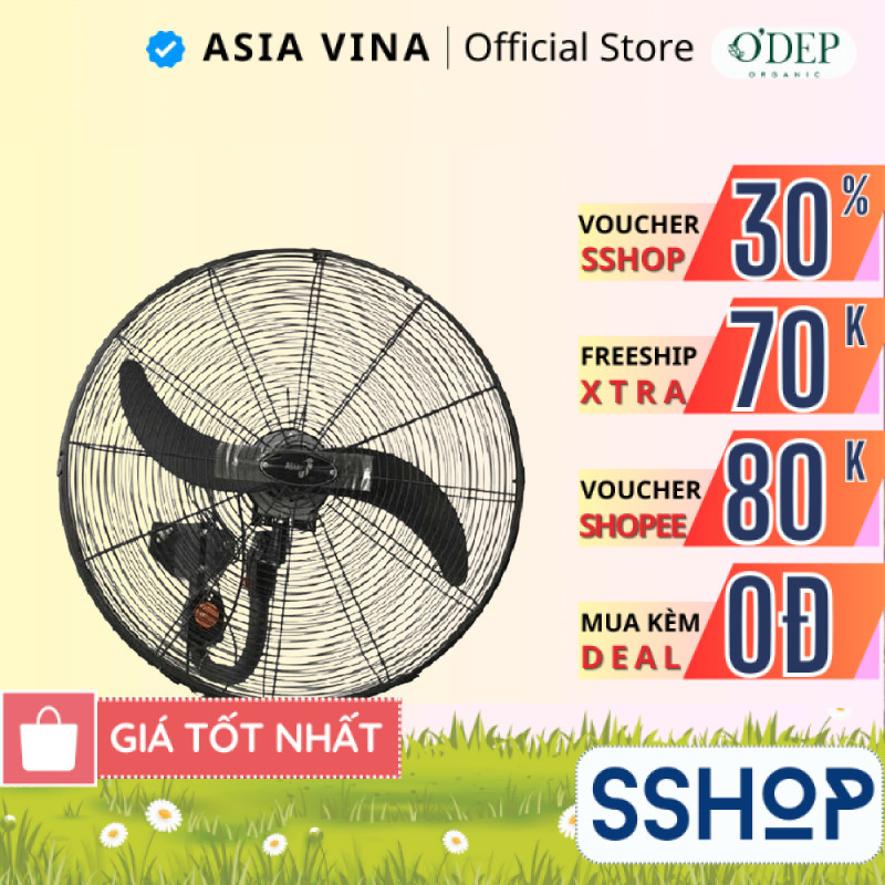 Quạt treo công nghiệp Asia 120W, 3 tốc độ, gió mạnh, dây kéo điều chỉnh L24001-DV0 - SSHOP SSA
