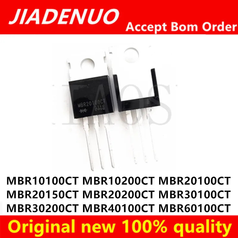 5 Chiếc MBR20100CT MBR20150CT MBR30100CT MBR10100CT MBR10200CT MBR20200CT MBR30200CT MBR40100CT MBR6