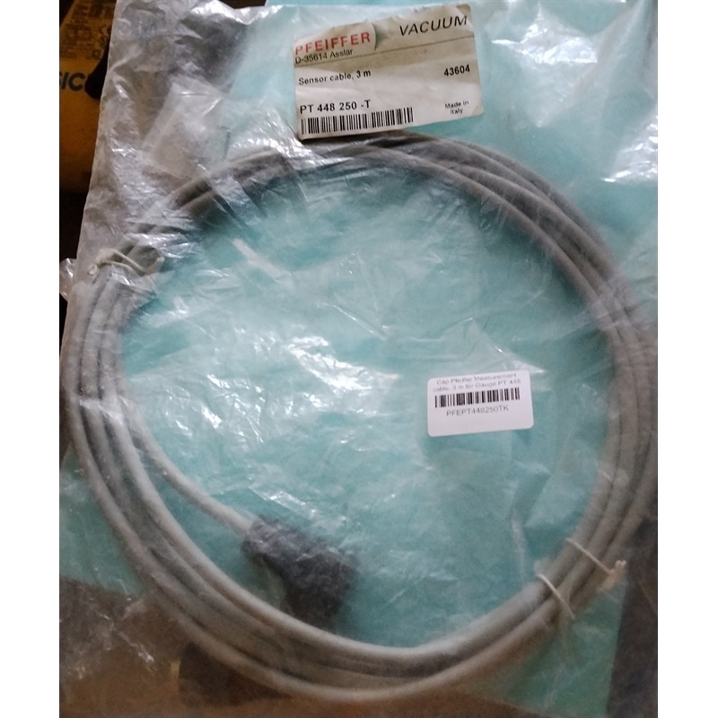 CÁP PFEIFFER PT 448 250-T DÀI 3M – MEASUREMENT CABLE CHO VACUUM GAUGE
