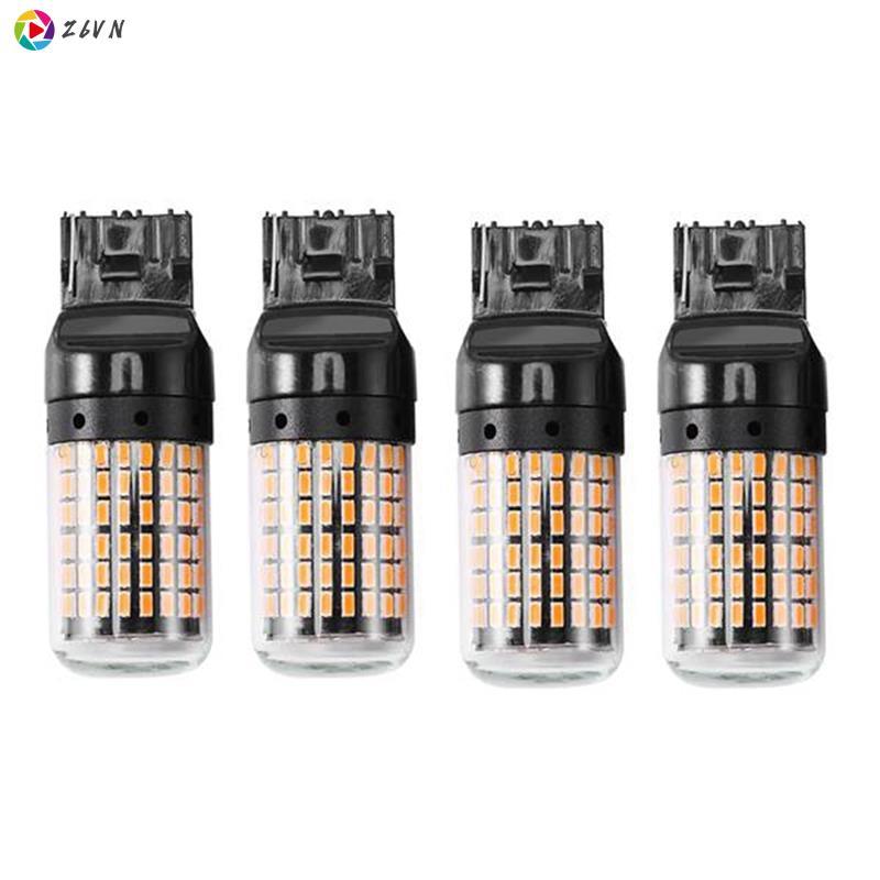 4 Siêu Sáng Canbus T20 7440 W21W Wy21W 144-Smd Đèn Ngược Bật Tín Hiệu Lỗi Miễn Phí T20 7440 Ánh Sáng