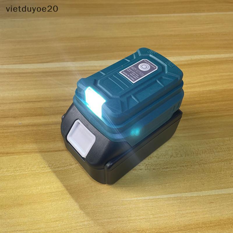 Vie ngân hàng điện chuyển đổi MT ổ cắm cho Makita 18V với Dual USB Battery Adapter sạc nhanh công cụ