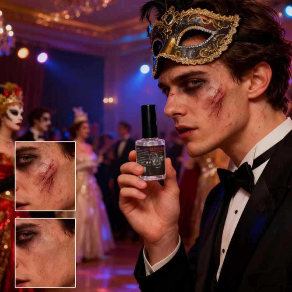 Fake Wound Scar Liquid Makeup Special FX Face Body Paint Halloween Cosplay Vampire Horror Stage Make