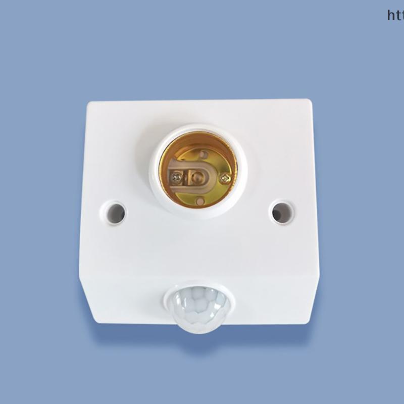 Sujian333 AC85-265V Tự Động Cơ Thể Con Người Hồng Ngoại Cảm Biến IR Đèn Giá Đỡ Bóng Đèn LED Đèn E27 