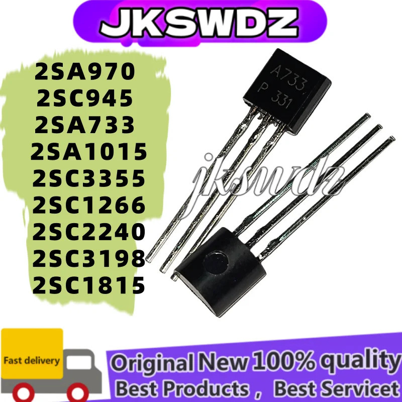 10 CHIẾC 2SC1815 2SC3198 2SC945 2SA1015 2SA1266 2SA733 C1815 C3198 C945 A1015 2SC2240 2SC1008 2SC335