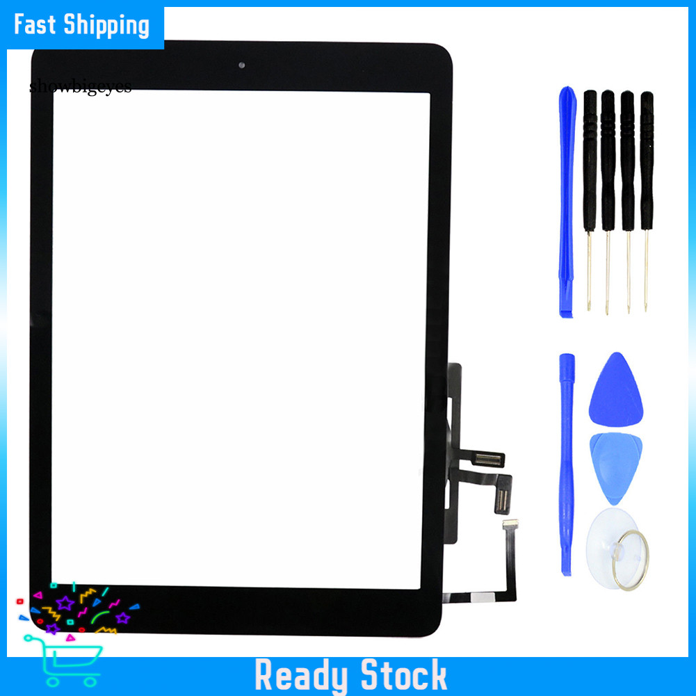 Màn hình số hóa cảm ứng SGES + Keo dán + Nút Home Flex cho iPad Air A1474 A1475
