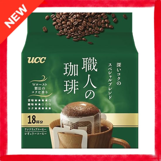 Direct from Japan UCC Craftsman's Coffee Deep Rich Special Blend Drip 18P