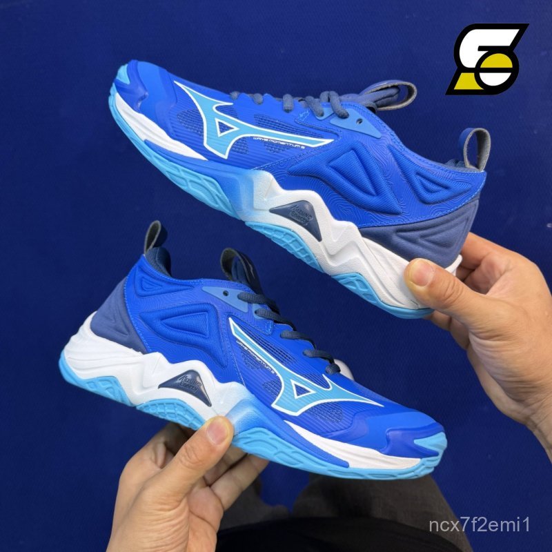 Giày Mizuno Wave Momentum 3 unisex training sneaker low-top màu xanh navy comfort fit breathable chí