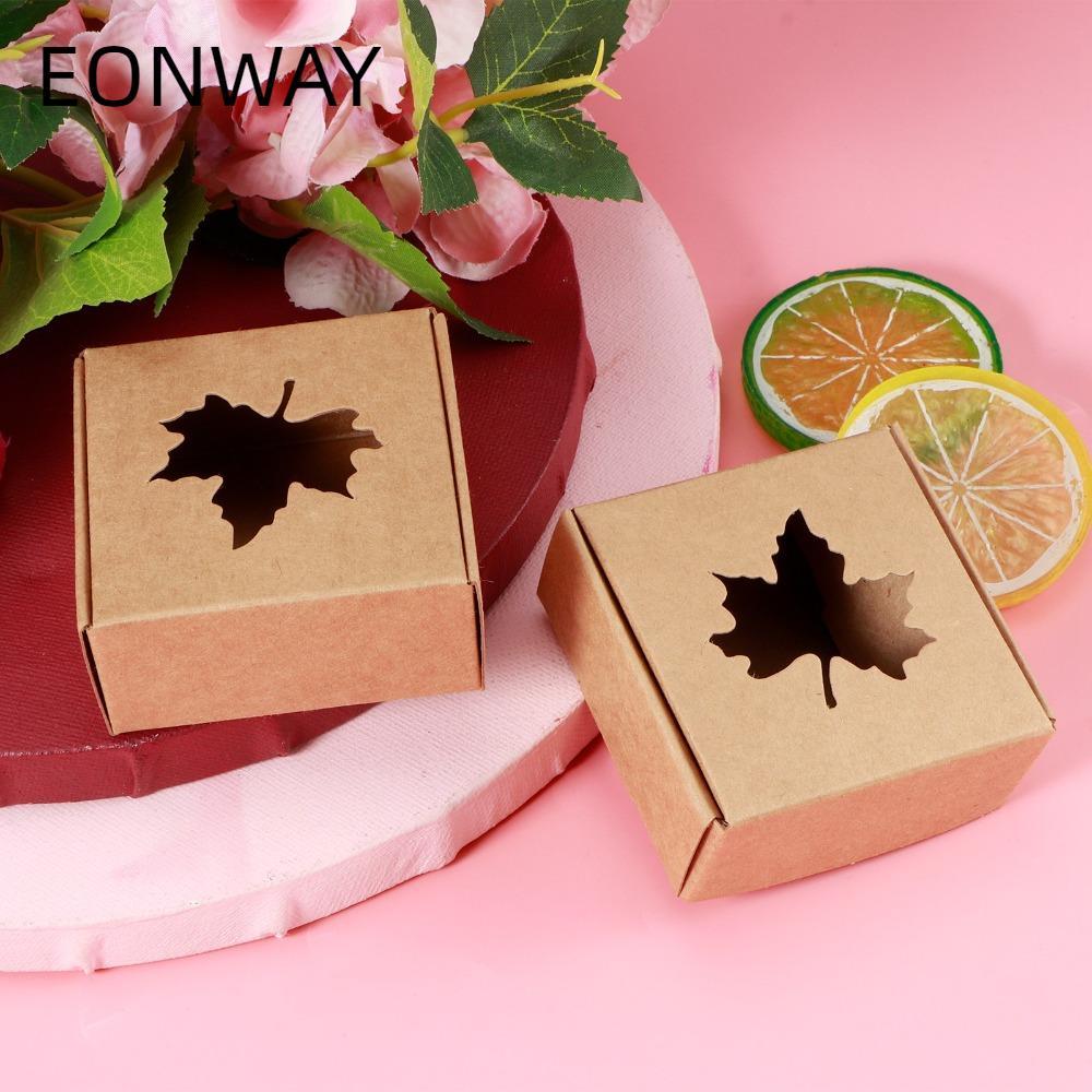 EONWAY 50 Hộp Đóng Gói Giấy Kraft, Bảng Giấy Kraft Hộp Quà Tặng Giấy Kraft Màu Nâu, Thân Thiện Với M