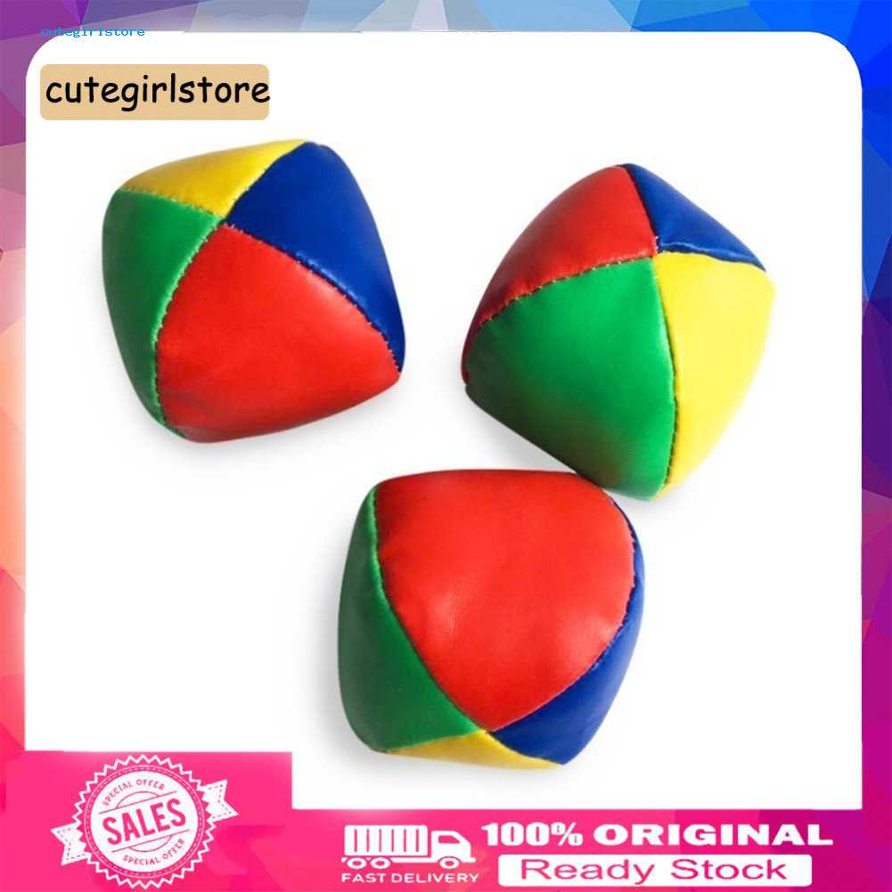 Cute _ 3 Chiếc Juggling Balls Túi Cổ Điển Juggle Magic Circus Người Mới Bắt Đầu Đồ Chơi Trẻ Em Quà T