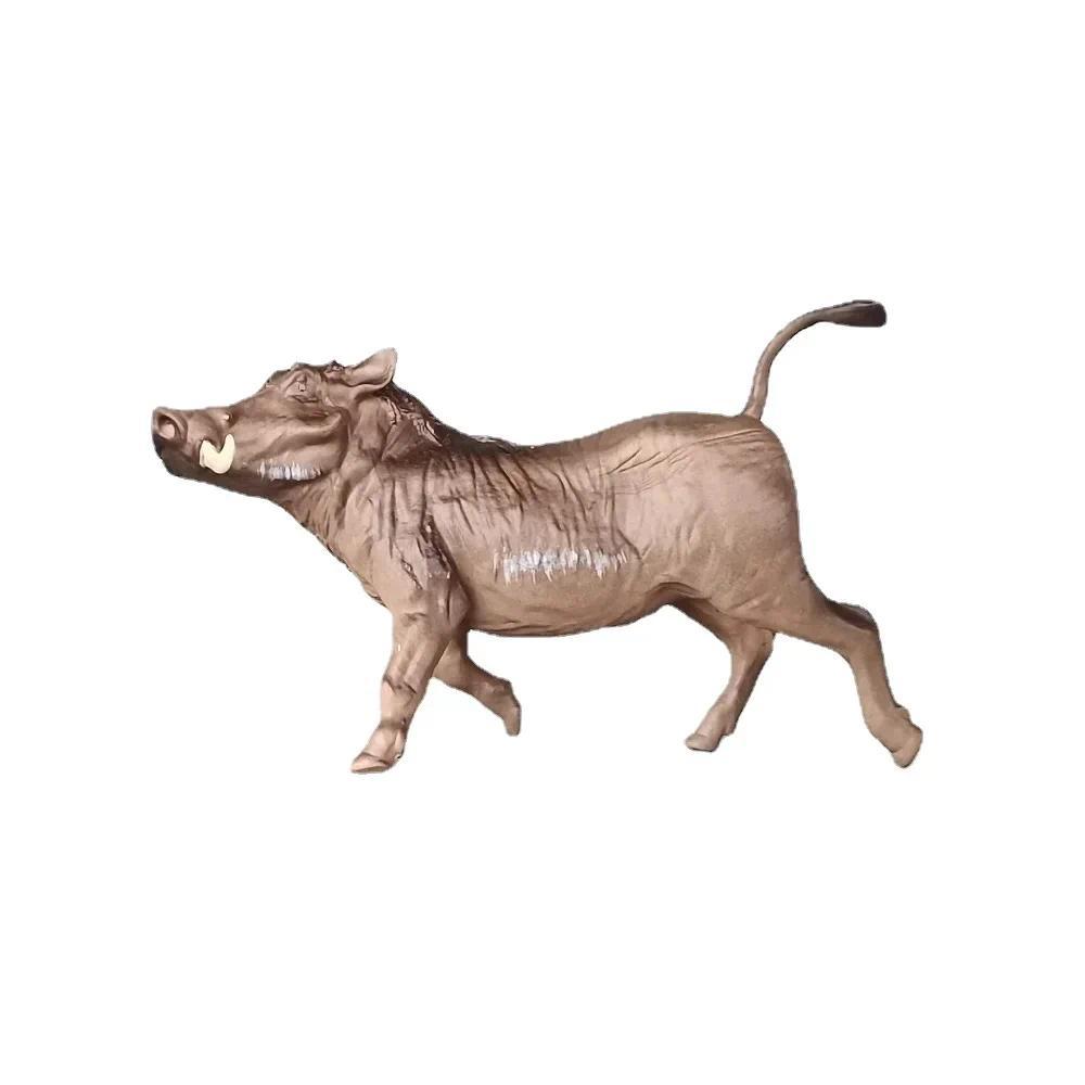 PNSO Mô hình động vật Faraji the Warthogs Đồ chơi cổ điển có hộp bán lẻ