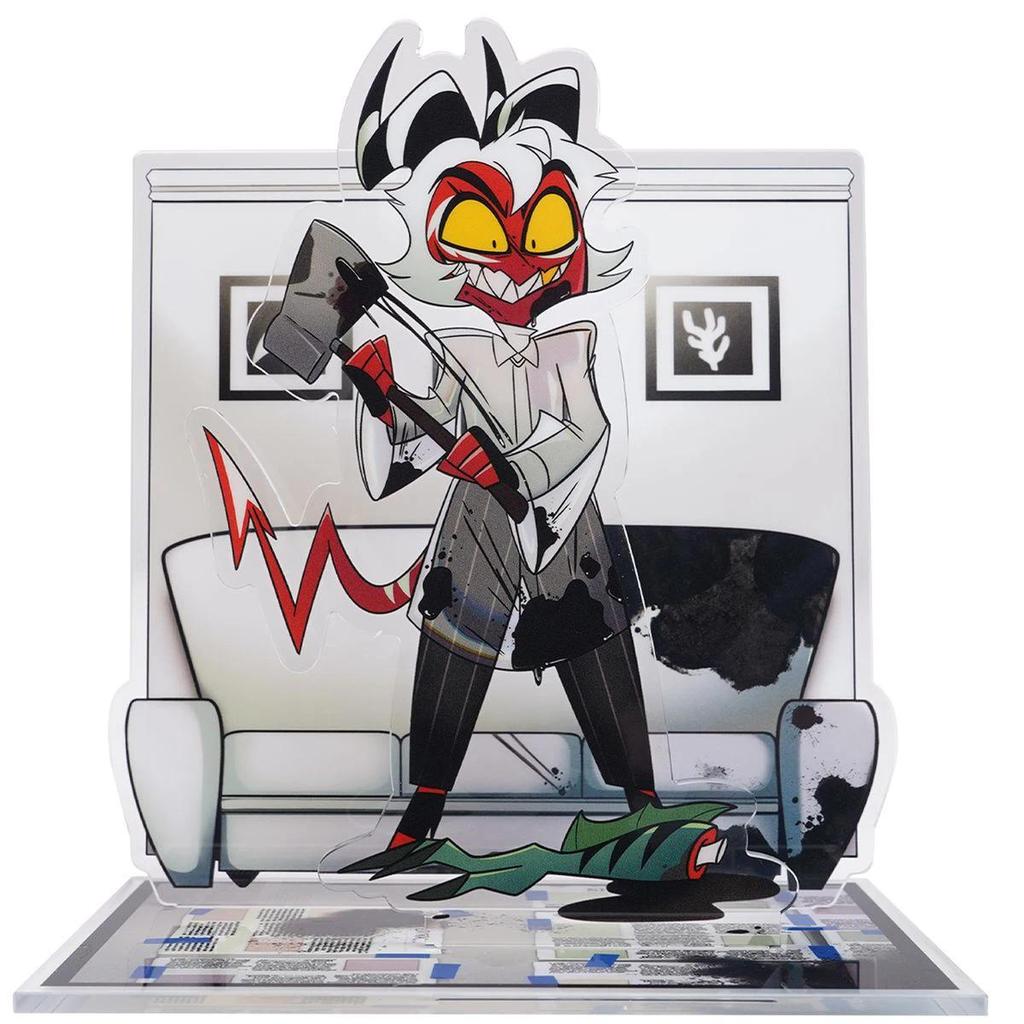 Anime Character Multi Layer Mica Creative Standeeees  Hazbin Hotel Alastor Lucifer Creative  Collect