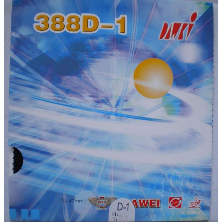 Chính Hãng DAWEI DAWEI 388D-1 Loại Quốc Phòng Keo Dài 388D Bóng Bàn Vợt Hạt Băng Dài Xốp Bao Keo