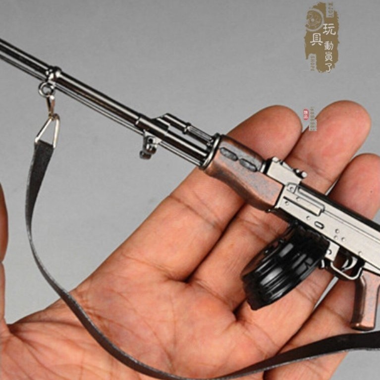 1 / 6 Súng thu nhỏ Mô hình cơ khí Su-Style Kalashnikov Light Machine Gun RPK Súng máy 40cm Mô hình v