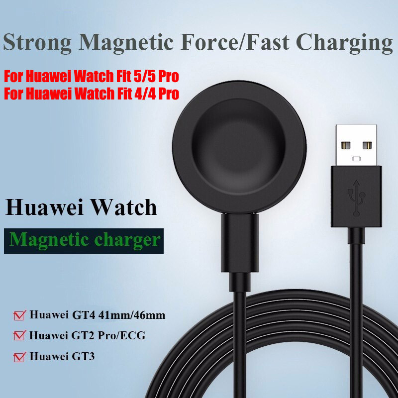 Cáp Sạc Cho Huawei Watch Fit 5 Pro Fit 4 GT 6 5 4 3 Pro GT 7 Pro GT7 GT6 46mm GT3 Đế Sạc Không Dây T