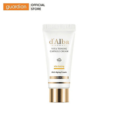 [HÀNG TẶNG KHÔNG BÁN] Kem Dưỡng Trắng Da D'Alba Vita Toning Capsule Cream (Tube) 10g