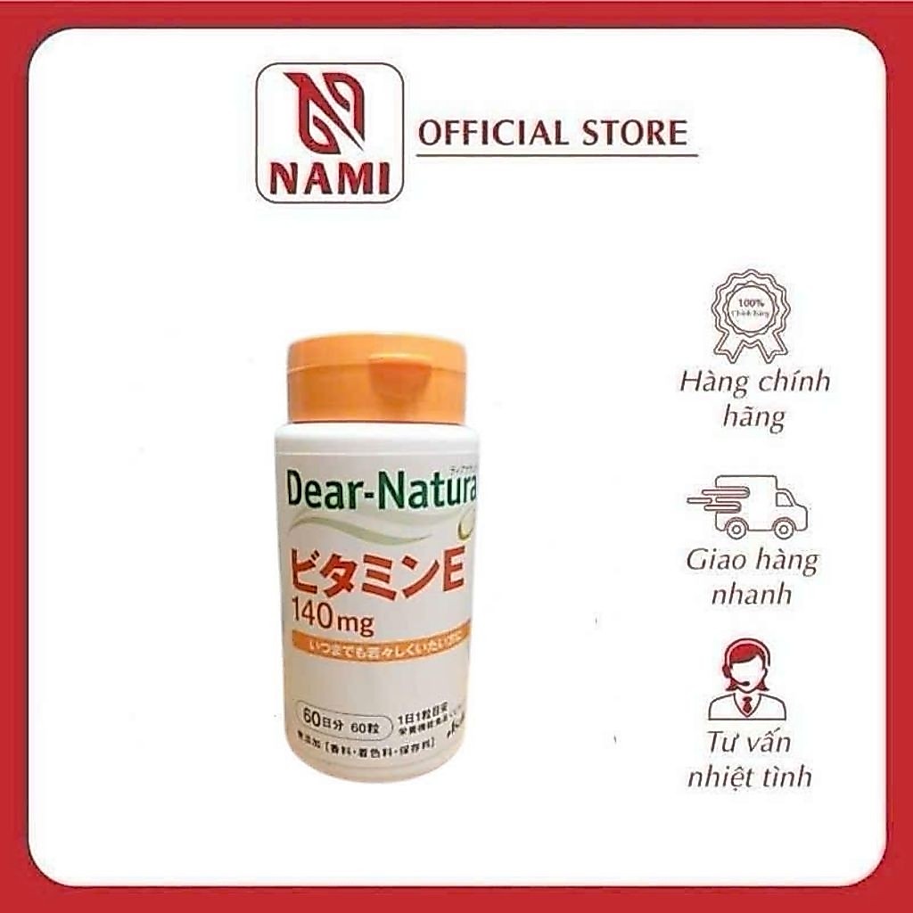 Thực phẩm bảo vệ SK vitamin e Hữu cơ Asahi - Dear Nature