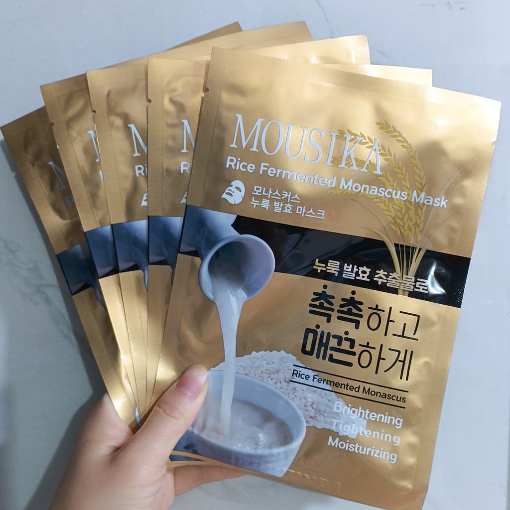 Hàn Quốc Hàn Quốc Mặt nạ men đỏ lên men gạo Muska Dưỡng ẩm Dưỡng ẩm Dưỡng ẩm Dưỡng ẩm Mặt nạ dưỡng ẩ