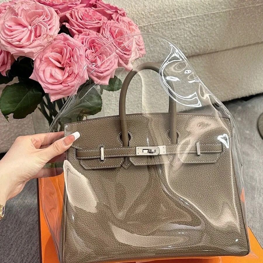 Thương hiệu Cheli Thích hợp cho Túi đựng bụi Kelly birkin Túi bạch kim Kelly Vỏ bảo vệ trong suốt bi