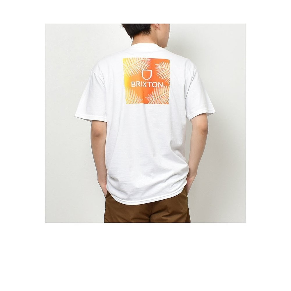 Áo thun ngắn tay 100% Cotton Brixton BRIXTON Alpha Square Nam