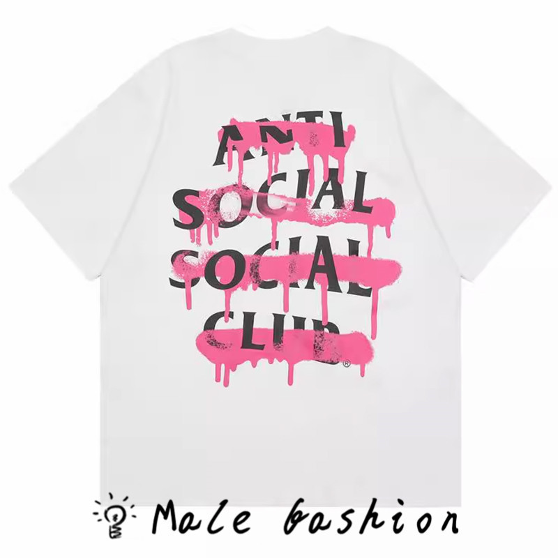 ANTI SOCIAL SOCIAL CLUB Chống Xã Hội SOCIAL CLUB ASSC Hòa Giải In Phun Graffiti Mùa Hè Áo Thun Tay N