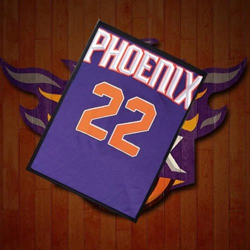 Jersey Sun Team De Andre Ayton No. 22 Phong Cách Mới Ayton Retro Phong Cách Mới Quạt Phiên Bản Nam N