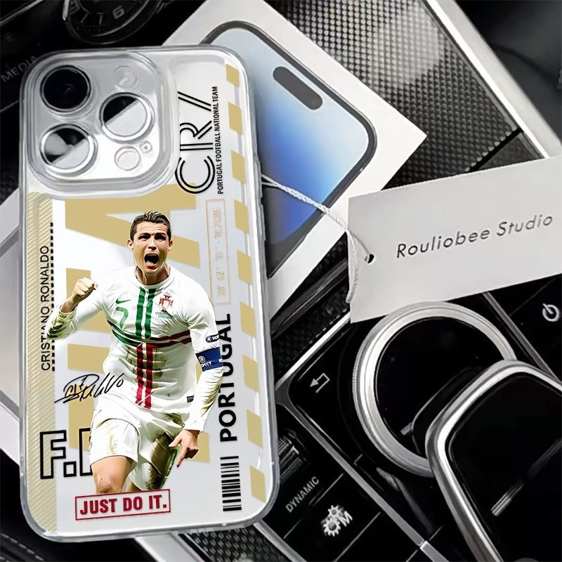 Thích hợp cho iPhone 16 17 Pro Max Creative Football Boy Vỏ điện thoại hợp thời trang độc đáo 11 XSM