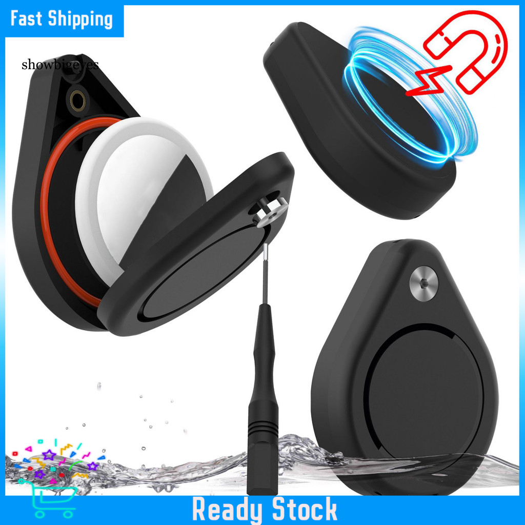 SGES Pc Gps Tracker Cover Gps Tracker Vỏ bảo vệ toàn diện Vỏ bảo vệ cho Airtag Mini – Chất kết dính 