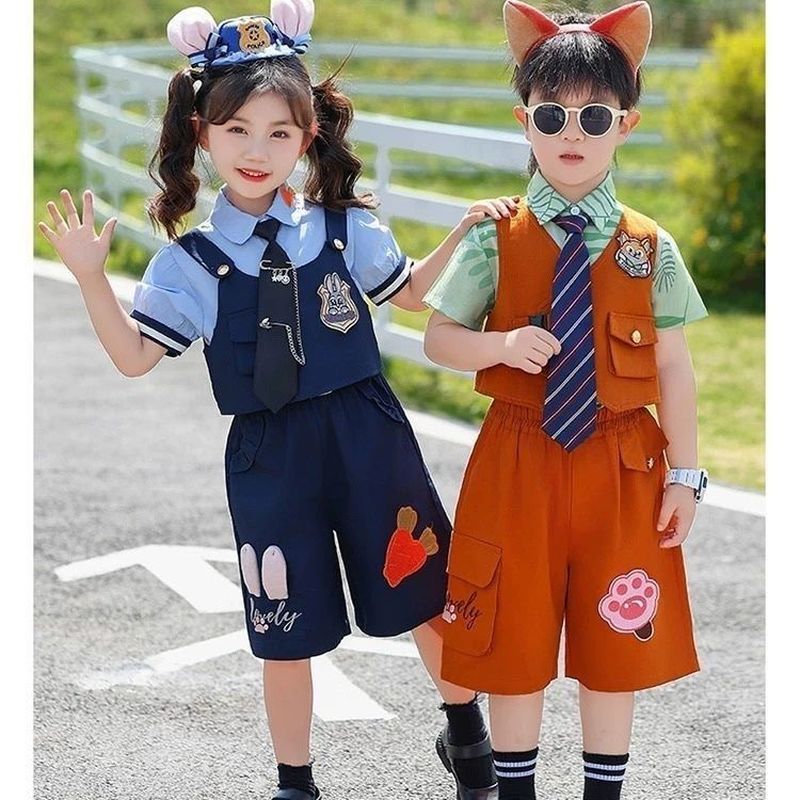 Ngày Trẻ Em Ngày Trẻ Em Nicole Fox Nick Cùng Phong Cách Quần Áo Trẻ Em Bé Trai Crazy Animal City cos