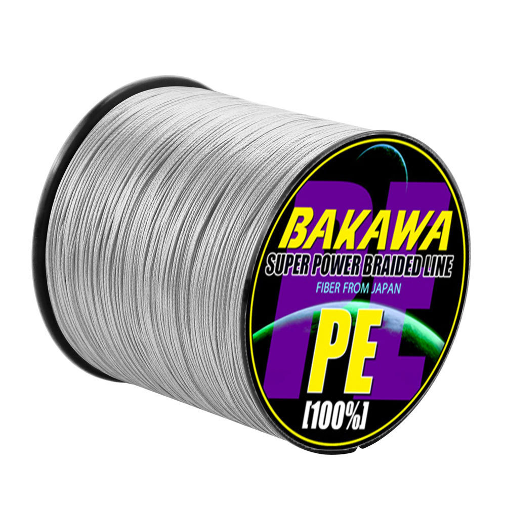 Bakawa 300M 8X PE Line Bện Line 8 Dây PEing Line Carping Wire Fishing Line Lure Line