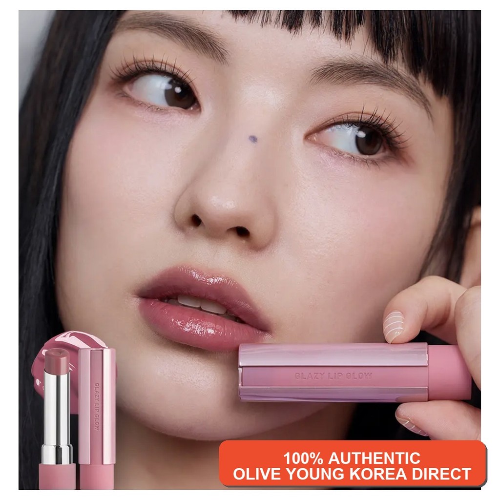 [Son dưỡng môi màu] [SNS Viral Item Melting S ’ more] 3CE Glazy Lip Glow