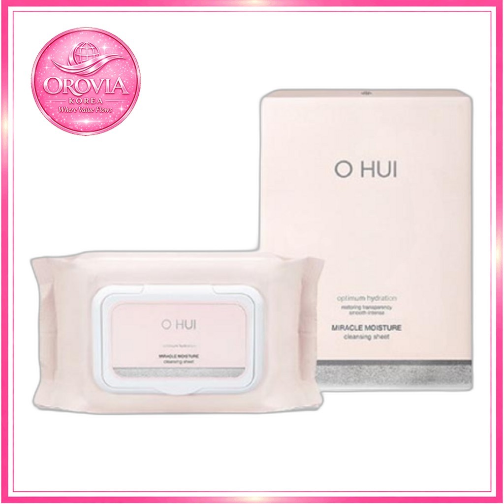 [ohui] Tấm làm sạch độ ẩm thần kỳ, 60 tờ, 1 tờ / Tấm làm sạch Hàn Quốc / Tẩy trang của OROVIA KOREA