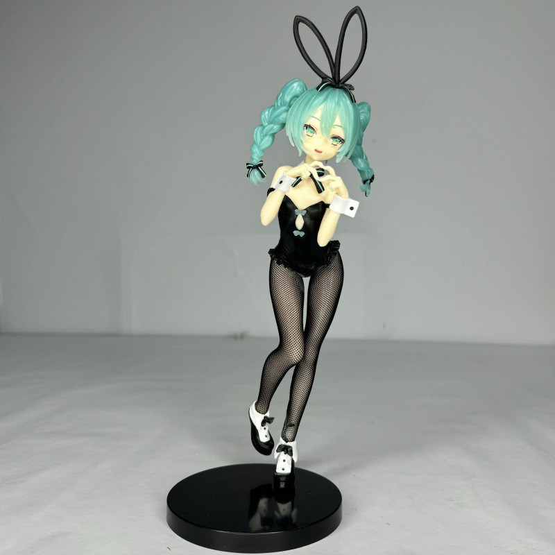 LZBJ Black Stockings Hatsune Miku Black Stocking Bunny Girl Figure Anime Cute Decoration for Boys